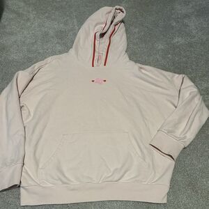 STARFIT Hoodie Sweatshirt Pink Women Large Lolli Hearts